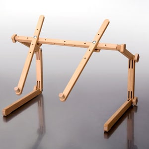 Handmade Wooden Embroidery Stand - Cross Stitch & Tapestry Holder for Bed or Table, Cross Stitch Frame, Embroidery Frame, Tapestry Frame