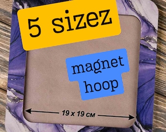 Magnetic Wooden Hoop Clamp: Bead Embroidery, Cross Stitch Frame