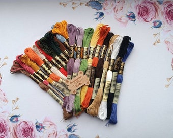 DMC Cotton Embroidery Floss: Choose Your Colors (Art. 117)