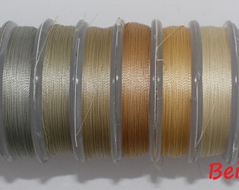 Tytan 100 Beading Thread: 10 Color Polyester Set, Jewelry Making