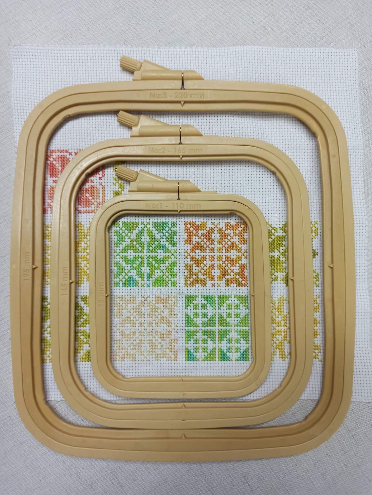Square Nurge Plastic Embroidery Hoop Stitching Hoop Cross Etsy Canada