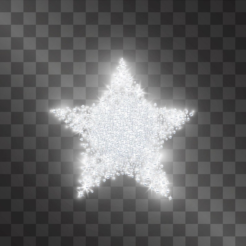 handmade embroidery silver star beaded embroidery embroidery pattern Bead embroidery kit Sparkling star needlework kit beading pattern