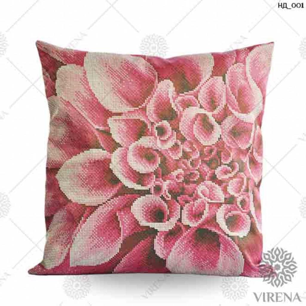 Kreuzstich-Set „Rot Ist Das Neue Schwarz“ – Wurfkissen 40,6 X 40,6 Cm Mit Bedruckter Leinwand & Garn