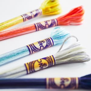 DMC COLOUR VARIATIONS Art. 417F Embroidery Floss. Pick Yours Colors! 100% long staple cotton Embroidery Thread Variegated embroidery floss