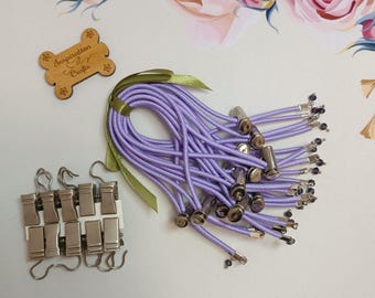 Embroidery Frame Tensioners: Cross Stitch Canvas Side Clips, Set of 10