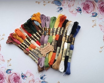DMC Cotton Embroidery Floss: Choose Your Colors (500-699)