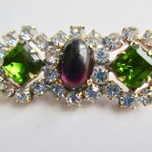 Czech Handmade Vintage Style Glass Rhinestone Button Gorgeous   Make beautiful things with this Button Must Have