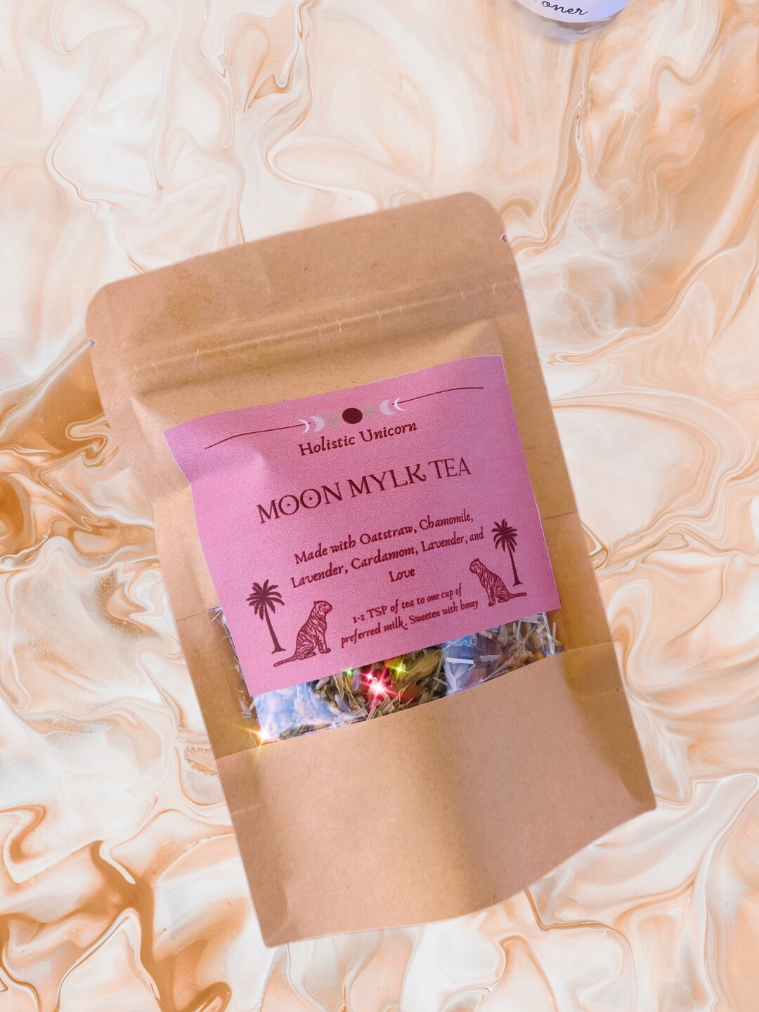 Tea Blends | Moon Mylk Tea, Goddess Moon Tea, Tulsi Rose Tea - Etsy
