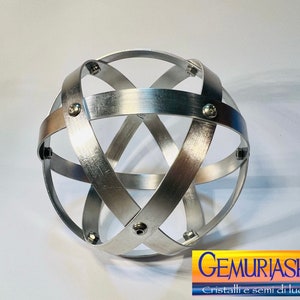 Genesa Crystal 8 - 10 - 13 cm alluminio naturale