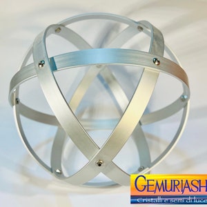 Genesa Crystal 16 - 21 - 31 cm alluminio satinato argento