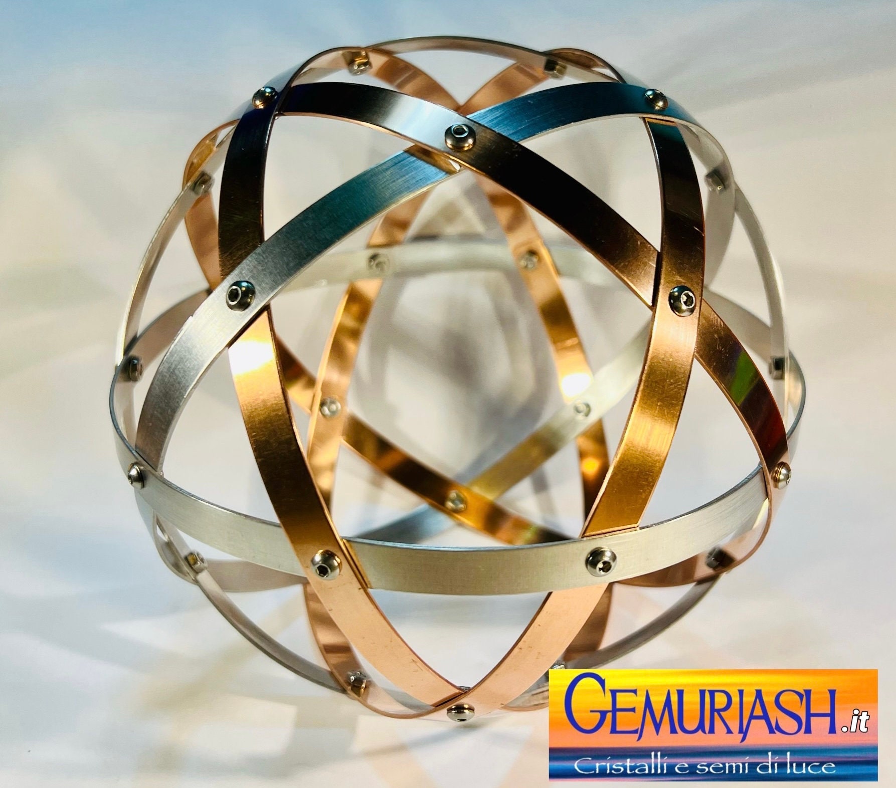 Ciondolo a forma di cuore con 7 chakra - Gioielli di Ciondolo a forma di cuore con 7 chakra - Gioielli di