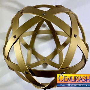 Genesa Pentasfera 21 - 31 cm alluminio satinato oro