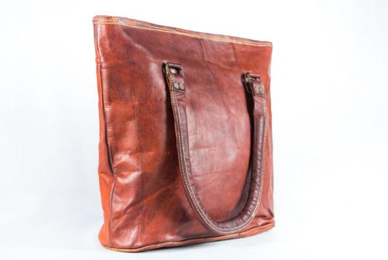 Hippie bag Handmade leather bag zippered carry all Leather Tote bag Boho Bag handmade women bag shopper bag small large shoulder bag