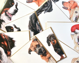 Pack of 10 Dog Cards, with envelopes