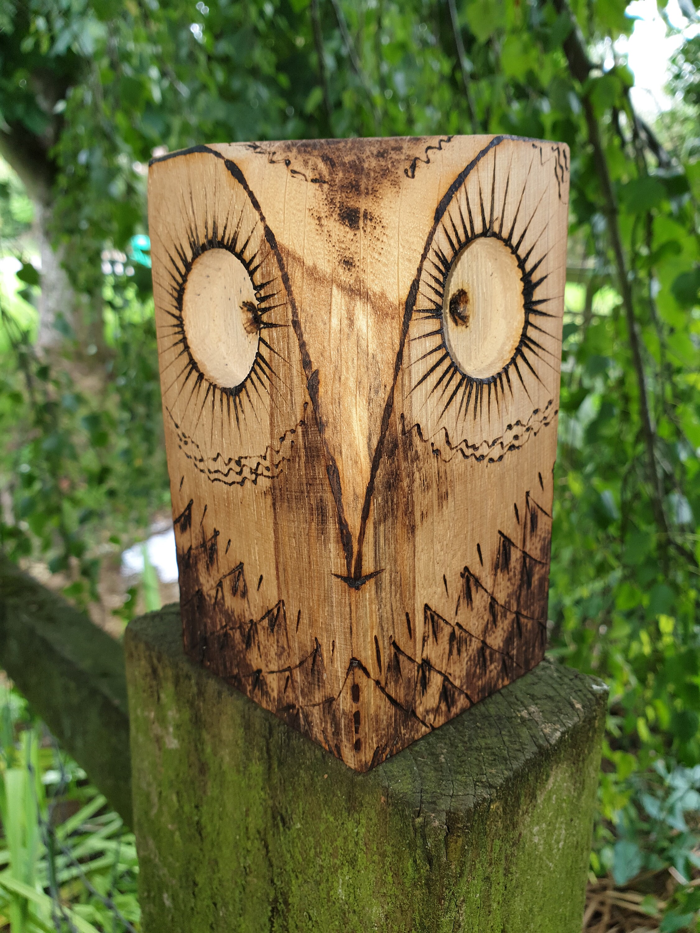 Wooden Owls in Oak. Paperweight. Door stops The H Familey Etsy