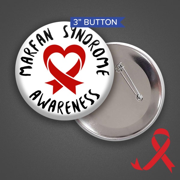 Marfan Syndrome Awareness Button