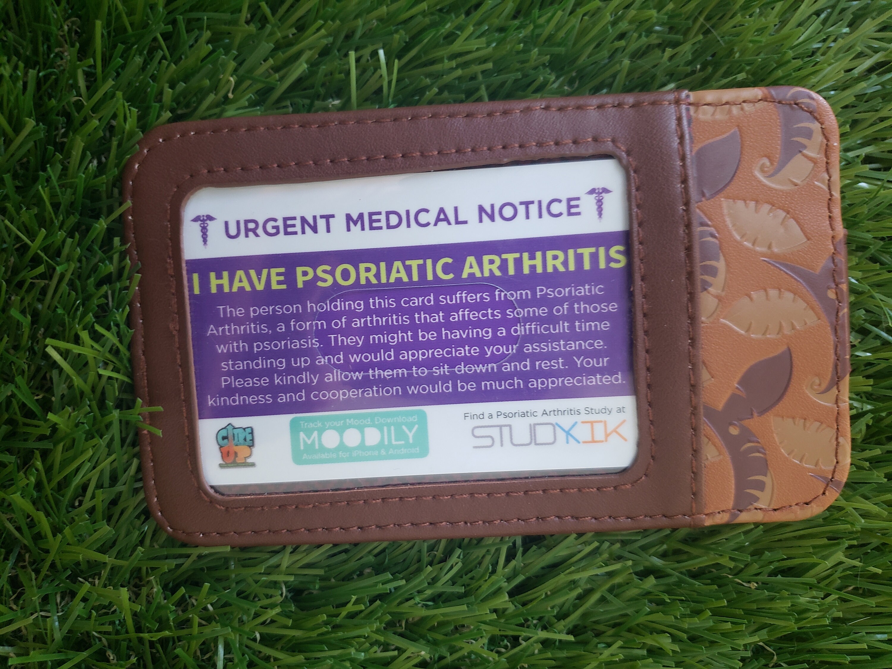 Psoriatic Arthritis Card Psoriatic Arthritis Emergency Card Etsy UK