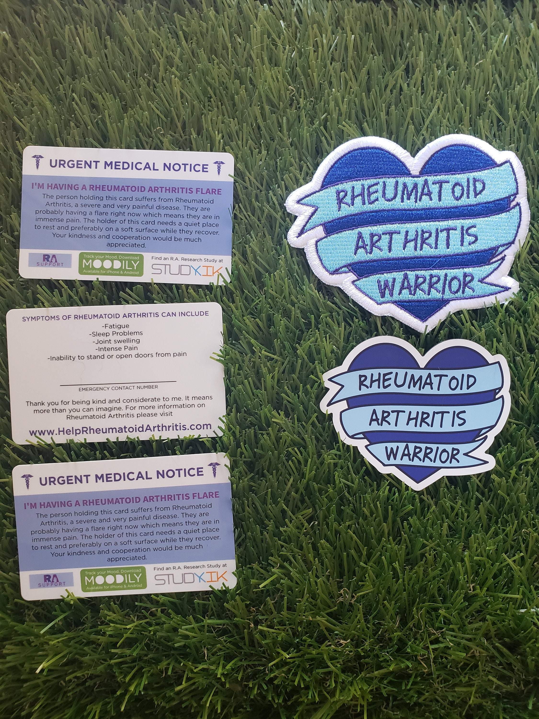 Rheumatoid Arthritis Card Rheumatoid Arthritis Emergency Etsy UK