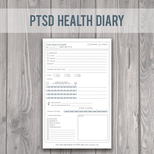 PTSD Health Diary and Tracker