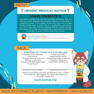 Tourettes medical best sale bracelet