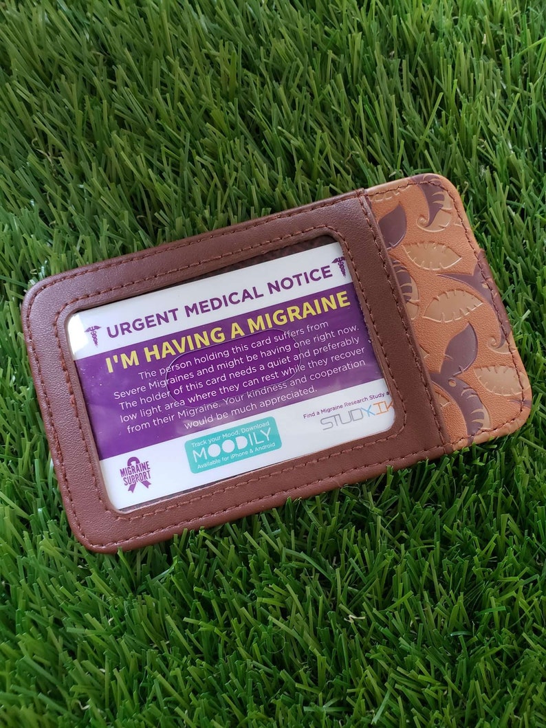 Migräne-Karte Migräne Notfall-Karte Migräne medizinische | Etsy