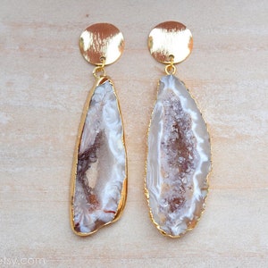 Etsy druzy earrings cheap