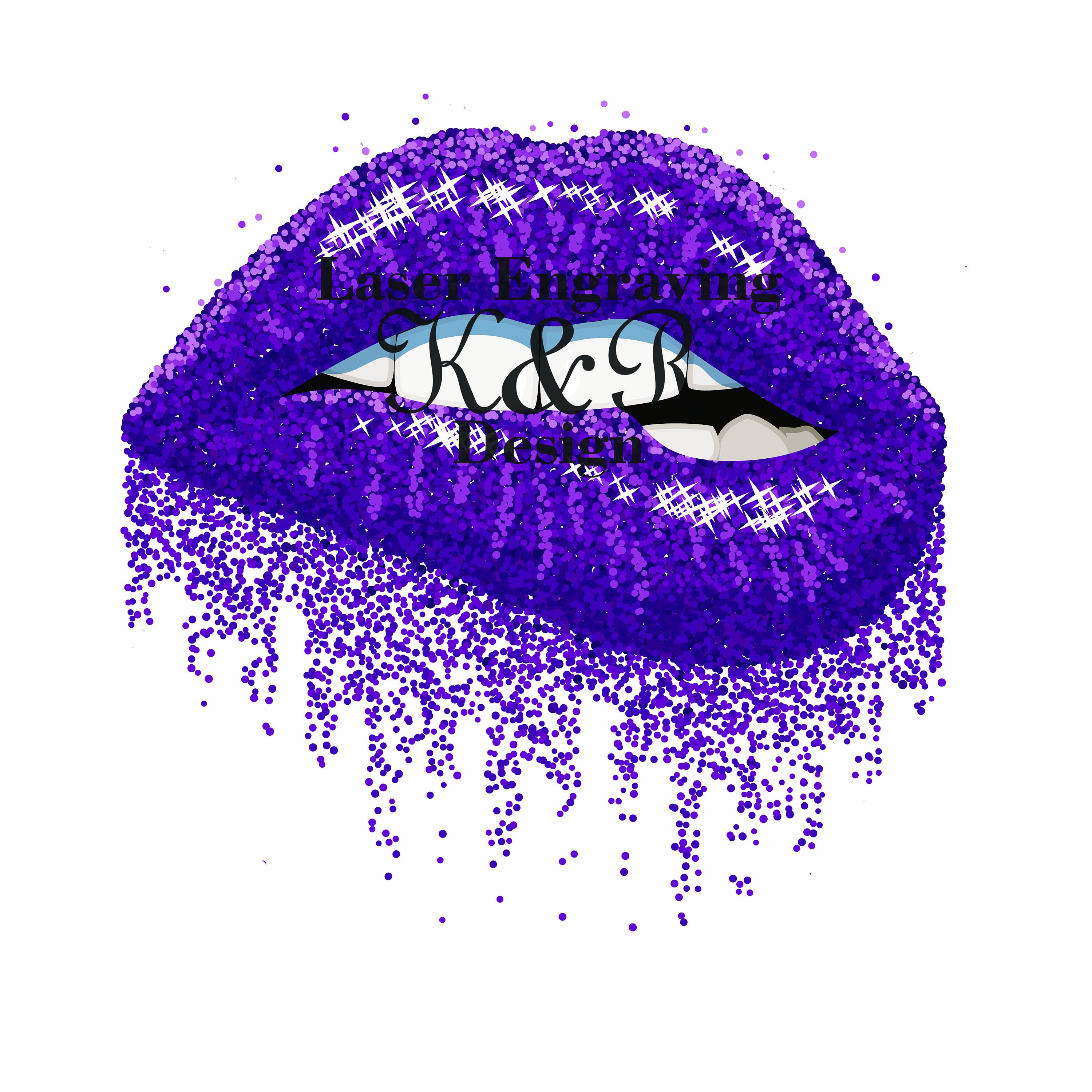 Customizable Glitter Lips File Download Sublimation Etsy