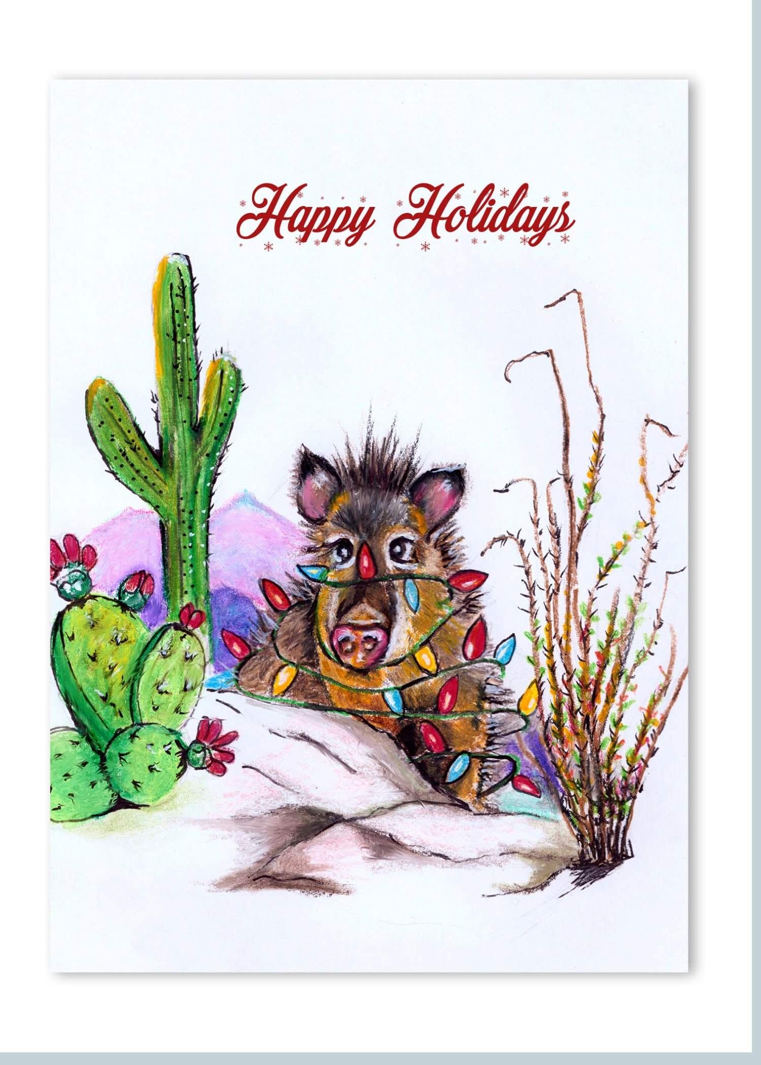 Box of 10 Southwest Holiday Cards - Etsy