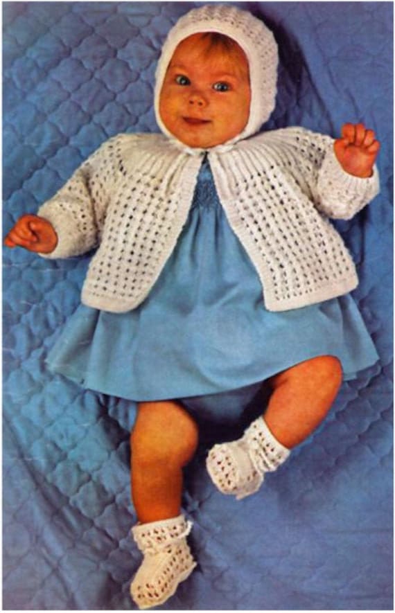 FREE Baby Knitting Pattern Newborn Sweater Knitting Pattern Etsy