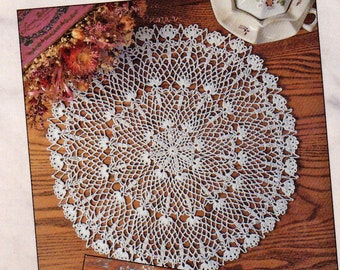 Doily Crochet Pattern, QUICK Simply White Doily Pattern, Summer Thread Crochet Pattern, INSTANT Download Pattern in PDF (1706)