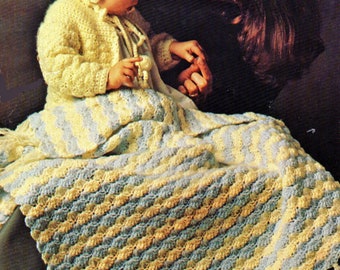Baby Crochet Pattern, Crochet Baby Blanket Pattern, Crochet Baby Sweater Pattern, Baby Shower Gift Idea, INSTANT Download Pattern PDF (1324)