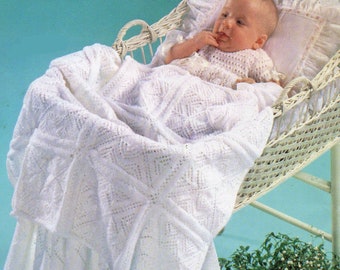 Baby Knitting Pattern, Baby Blanket Knitting Pattern, Motif Kniitting Pattern, Baby Shower Gift, INSTANT Download Pattern PDF (2319)
