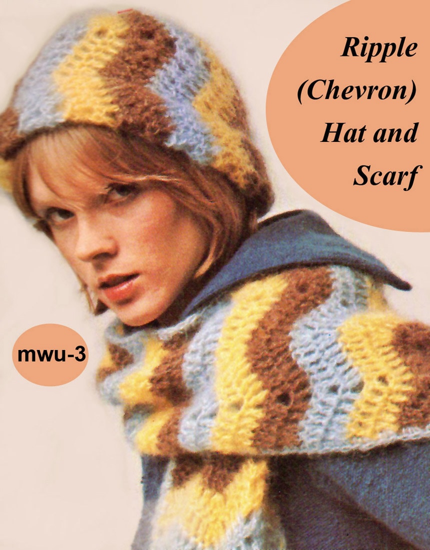 Crochet Pattern Womens Crochet Chevron 
