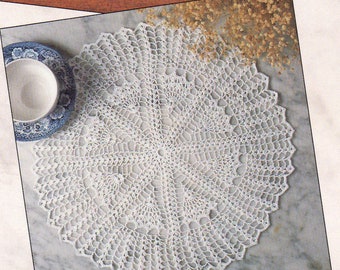 Doily Crochet Pattern, QUICK Fan Doily Pattern, Thread Crochet Pattern, Summer Crochet Pattern, INSTANT Download Pattern in PDF (1704)