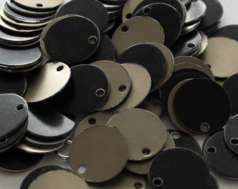 5/8" Anodized Aluminum Blanks - 50, Aluminum Disks, Aluminum Circles