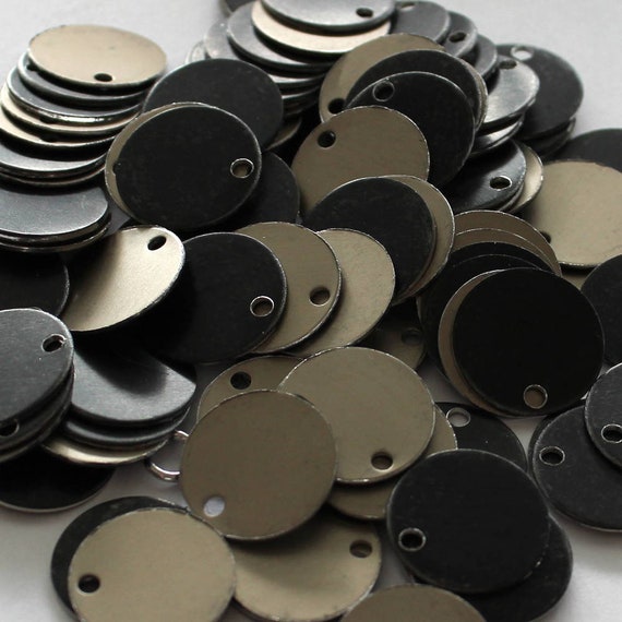 5/8 Anodized Aluminum Blanks 50, Aluminum Disks, Aluminum Circles 