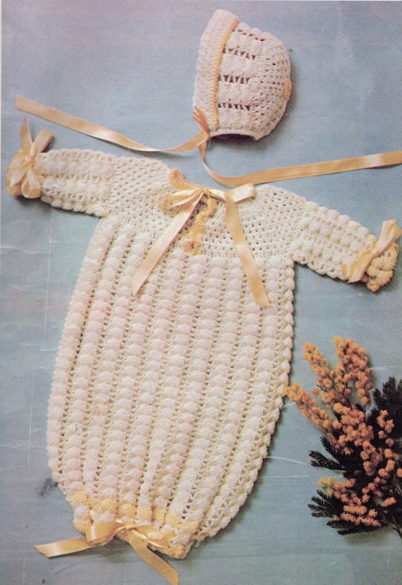 Crochet baby bunting sale