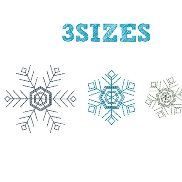 Snowflake Embroidery design Snow Flake Machine Embroidery designs Snowflakes Winter Pattern INSTANT DOWNLOAD 4x4 Stickdatei Schneeflocke