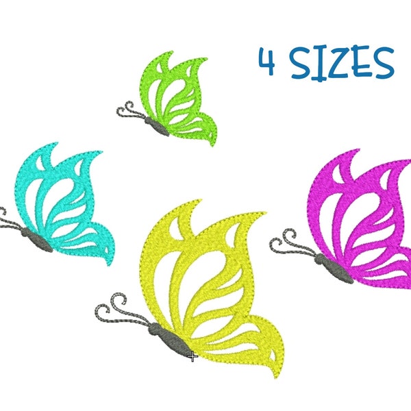 Lite Butterfly Embroidery Design Butterfly side Machine Embroidery designs Butterflies small Instant Download Stickdatei Schmetterling