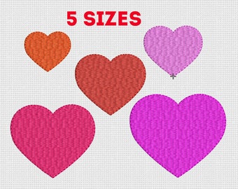 Amour Machine Embroidery design Heart Embroidery Designs Love heart Embroidery Design Heart Pattern - Instant Download - Stickdatei herz