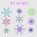 SET Snowflakes Embroidery Design Snow Flake Machine Embroidery Designs ...