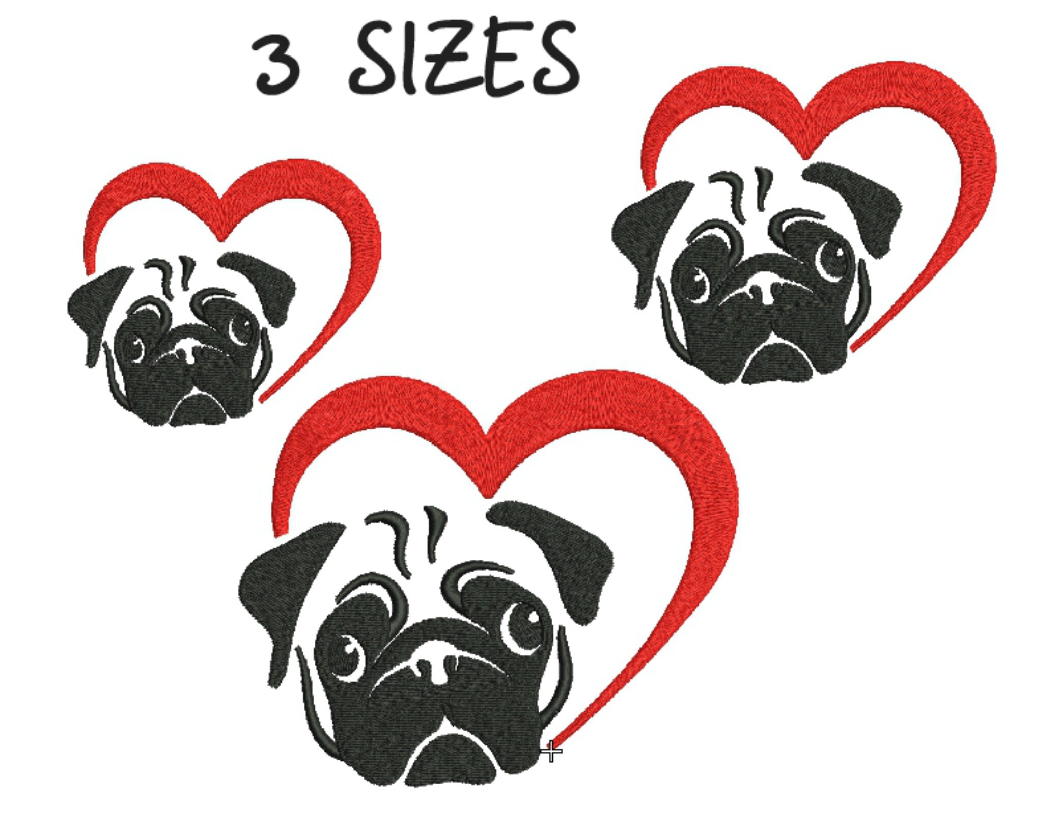 I love pug jessecmault design pug love jessecmault designs love  etsy