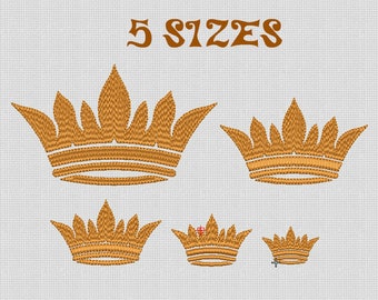 Machine Embroidery Design Crown Embroidery Designs Crown Pattern Instant Download hoop 4 x 4 in