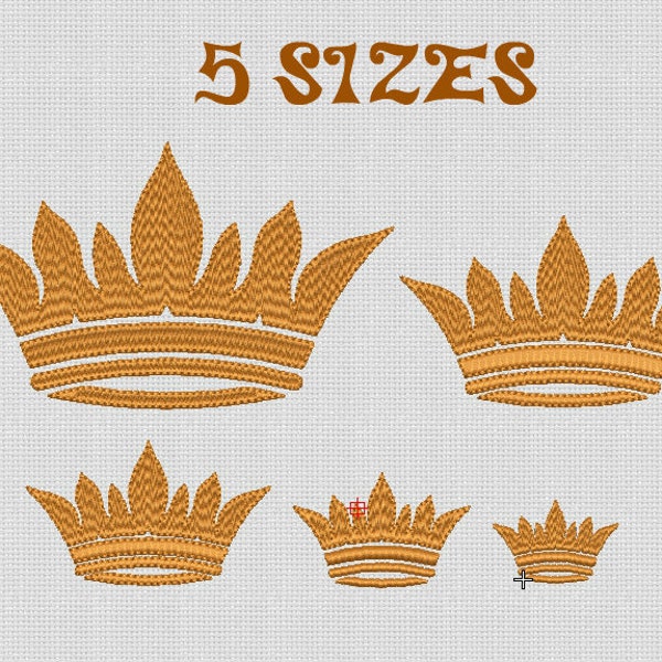 Machine Embroidery Design Crown Embroidery Designs Crown Pattern Instant Download hoop 4 x 4 in