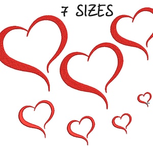 Amour Stickdatei Herz Stickdatei Herz Stickdatei Liebe Herz Stickdatei Herz Muster - Sofortiger Download - Stickdatei herz