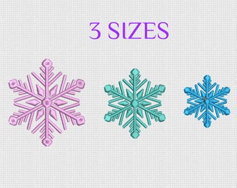 Snowflake Embroidery design Snow Flake Machine Embroidery design Winter Snowflakes Pattern INSTANT DOWNLOAD 4x4 Stickdatei Schneeflocke