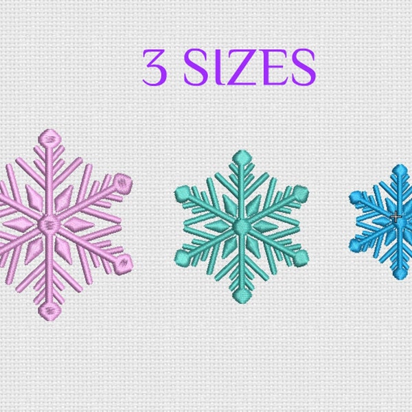 Snowflake Embroidery design Snow Flake Machine Embroidery design Winter Snowflakes Pattern INSTANT DOWNLOAD 4x4 Stickdatei Schneeflocke