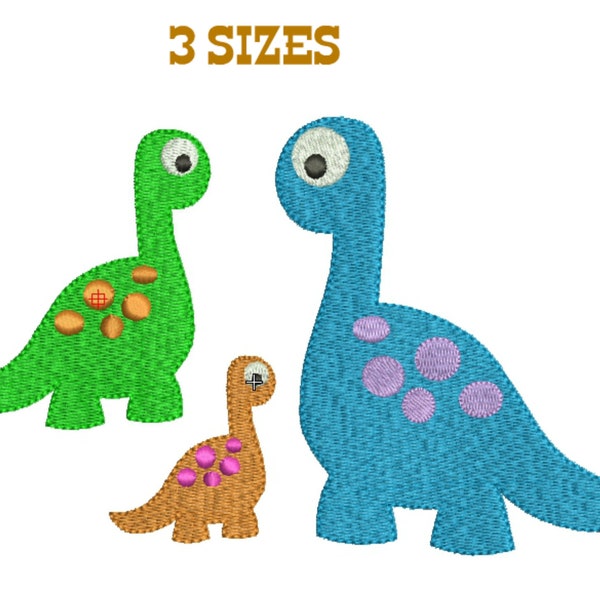 Embroidery Dinosaur Embroidery design Brontosaurus Machine Embroidery designs Dinosaur Pattern Instant Download 4x4 Stickdatei Dinosaurier