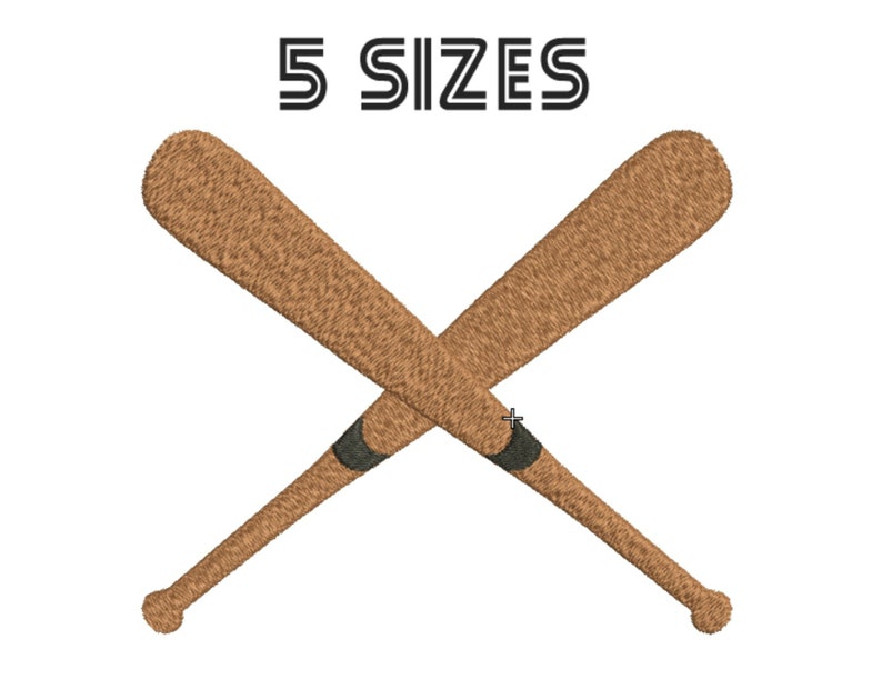 Baseball Bat Embroidery design Mini Baseball Bats Sport Etsy
