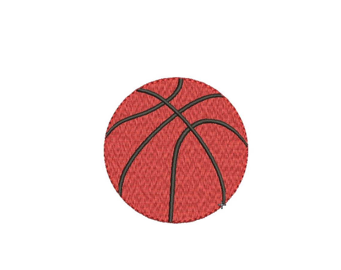 Basketball Embroidery Design Ball Sport Machine Embroidery Etsy